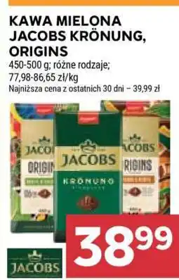 Stokrotka Market Kawa mielona Jacobs Krönung, Origins oferta