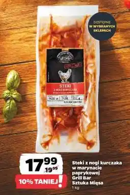 Netto Steki z nogi kurczaka w marynacie paprykowej Grill Bar oferta