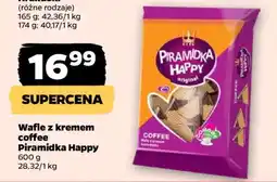 Netto Wafle z kremem coffee Piramidka Happy oferta