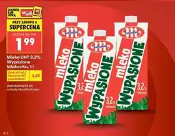 Biedronka MLEKO UHT 3,2 WYPASIONE MLEKOVITA 1 L oferta