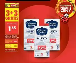Biedronka Mleko UHT 3,2% Mleczna Dolina, 1l oferta