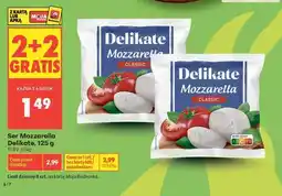 Biedronka Ser Mozzarella Delikate 125 g oferta