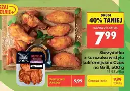 Biedronka Skrzydełka z kurczaka w stylu kalifornijskim Czas na Grill, 500 g oferta