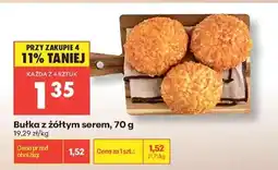 Biedronka bułka z żółtym serem , 70 g oferta