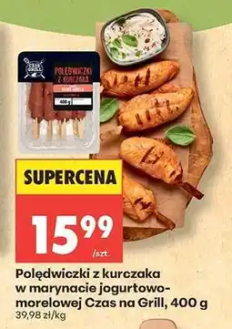 Biedronka Polędwiczki z kurczaka w marynacie jogurtowo morelowej Czas na Grill 400 g oferta