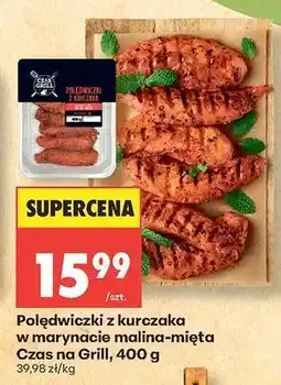 Biedronka Polędwiczki z kurczaka w marynacie malina-mięta Czas na Grill, 400 g oferta
