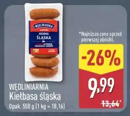 ALDI WĘDLINIARNIA Kiełbasa śląska oferta