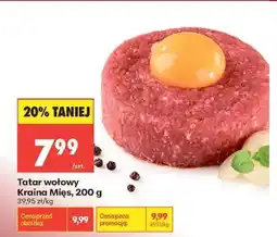 Biedronka Tatar wołowy Kraina Mięs 200 g oferta