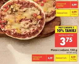 Biedronka Pizza z salami 130 g oferta