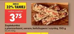 Biedronka Zapiekanka z pieczarkami , serem ketchupem i szynką , 150 g oferta