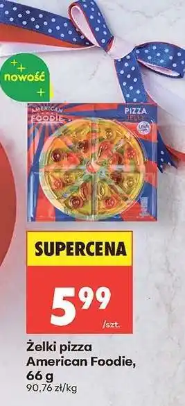 Biedronka Żelki pizza American Foodie, 66 g oferta