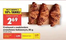 Biedronka Croissant z nadzieniem orzechowo kakaowym , 85 g oferta