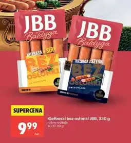 Biedronka Kiełbaski bez osłonki JBB, 330 g oferta