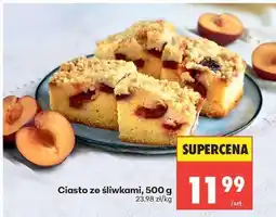 Biedronka Ciasto ze śliwkami 500 g oferta