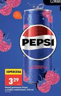 Biedronka Napój gazowany Pepsi o smaku malinowym, 330 ml oferta