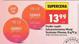 Biedronka Puder sypki lub prasowany Niuqi Summer Please, 8 g/9 g oferta