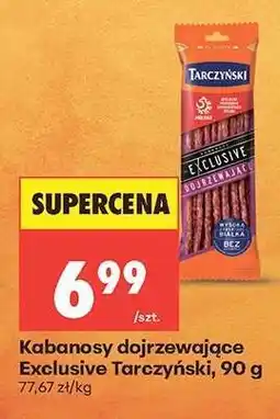 Biedronka Kabanosy dojrzewające Exclusive Tarczyński, 90 g oferta