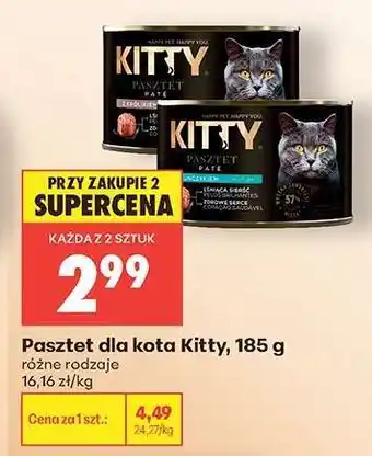 Biedronka Pasztet dla kota Kitty, 185 g oferta