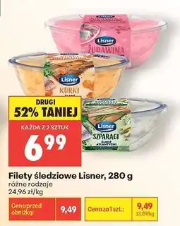Biedronka Filety śledziowe Lisner 280 g oferta