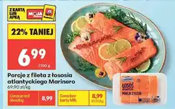 Biedronka Porcje z fileta z łososia atlantyckiego Marinero oferta