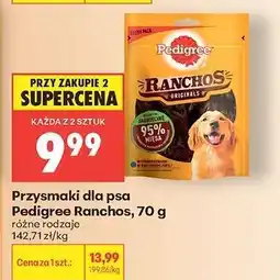 Biedronka Przysmaki dla psa Pedigree Ranchos, 70 g oferta