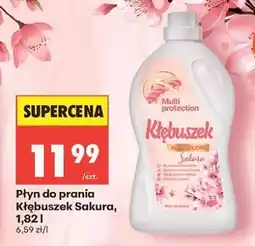 Biedronka Płyn do prania Kłębuszek Sakura, 1,82 l oferta