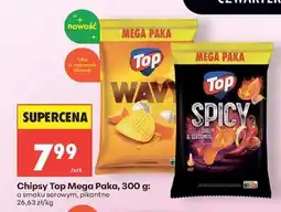 Biedronka Chipsy Top Mega Paka, 300 g oferta