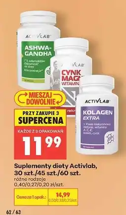 Biedronka Suplementy diety Activlab oferta