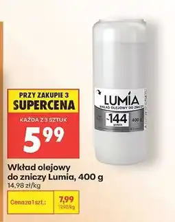 Biedronka Wkład olejowy do zniczy Lumia, 400 g oferta