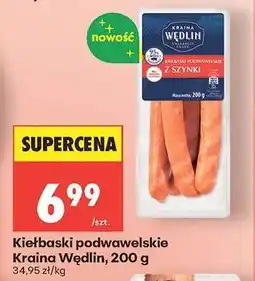 Biedronka Kiełbaski podwawelskie Kraina Wędlin, 200 g oferta