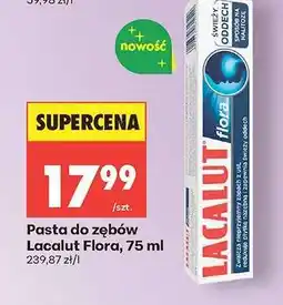 Biedronka Pasta do zębów Lacalut Flora 75 ml oferta