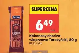 Biedronka Kabanosy chorizo wieprzowe Tarczyński, 80 g oferta
