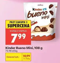 Biedronka Kinder Bueno Mini, 108 g oferta