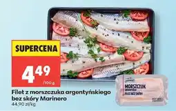 Biedronka Filet z morszczuka argentyńskiego bez skóry Marinero oferta