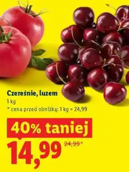Lidl Czereśnie, luzem oferta