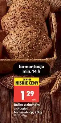 Biedronka Bułka z ziarnem z długiej fermentacji, 70 g oferta