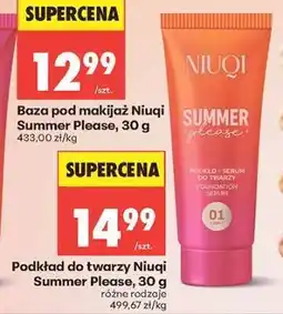 Biedronka Podkład do twarzy Niuqi Summer Please, 30 g oferta