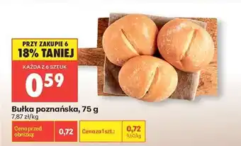Biedronka Bułka poznańska 75 g oferta