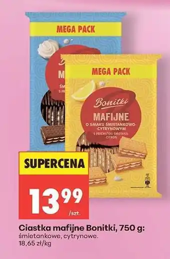 Biedronka Ciastka mafijne Bonitki, 750 g oferta