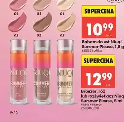 Biedronka Balsam do ust Niuqi Summer Please, 1,8 g oferta