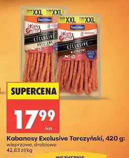 Biedronka Kabanosy exclusive Tarczyński, 420 g oferta