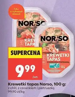 Biedronka Krewetki tapas Norso, 100 g oferta