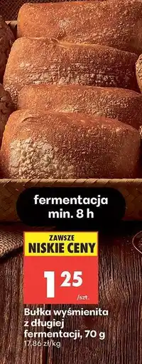 Biedronka Bułka wyśmienita z długiej fermentacji, 70 g oferta