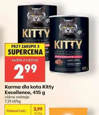 Biedronka Karma dla kota Kitty Excellence, 415 g oferta