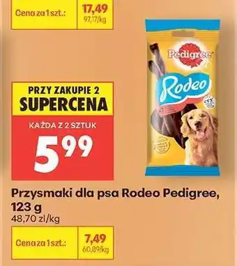 Biedronka Przysmaki dla psa Rodeo Pedigree , 123 g oferta