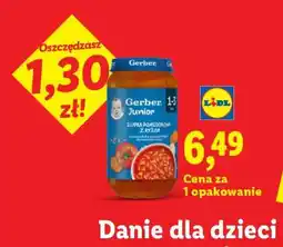 Lidl Gerber Junior Zupka Pomidorowa z Ryżem oferta