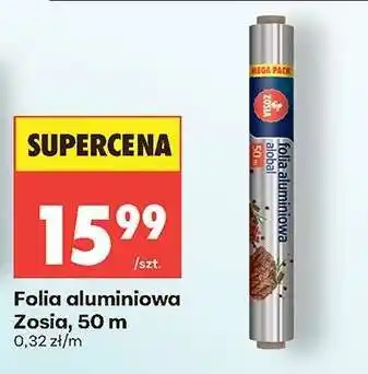 Biedronka Folia aluminiowa Zosia, 50 m oferta