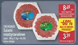ALDI Tremondi Salami międzynarodowe oferta