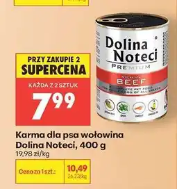 Biedronka Karma dla psa wołowina Dolina Noteci, 400 g oferta