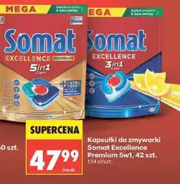 Biedronka Somat Excellence Premium 5w1, 42 szt oferta